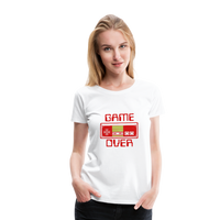 Game Over (Women’s Premium T-Shirt) - white
