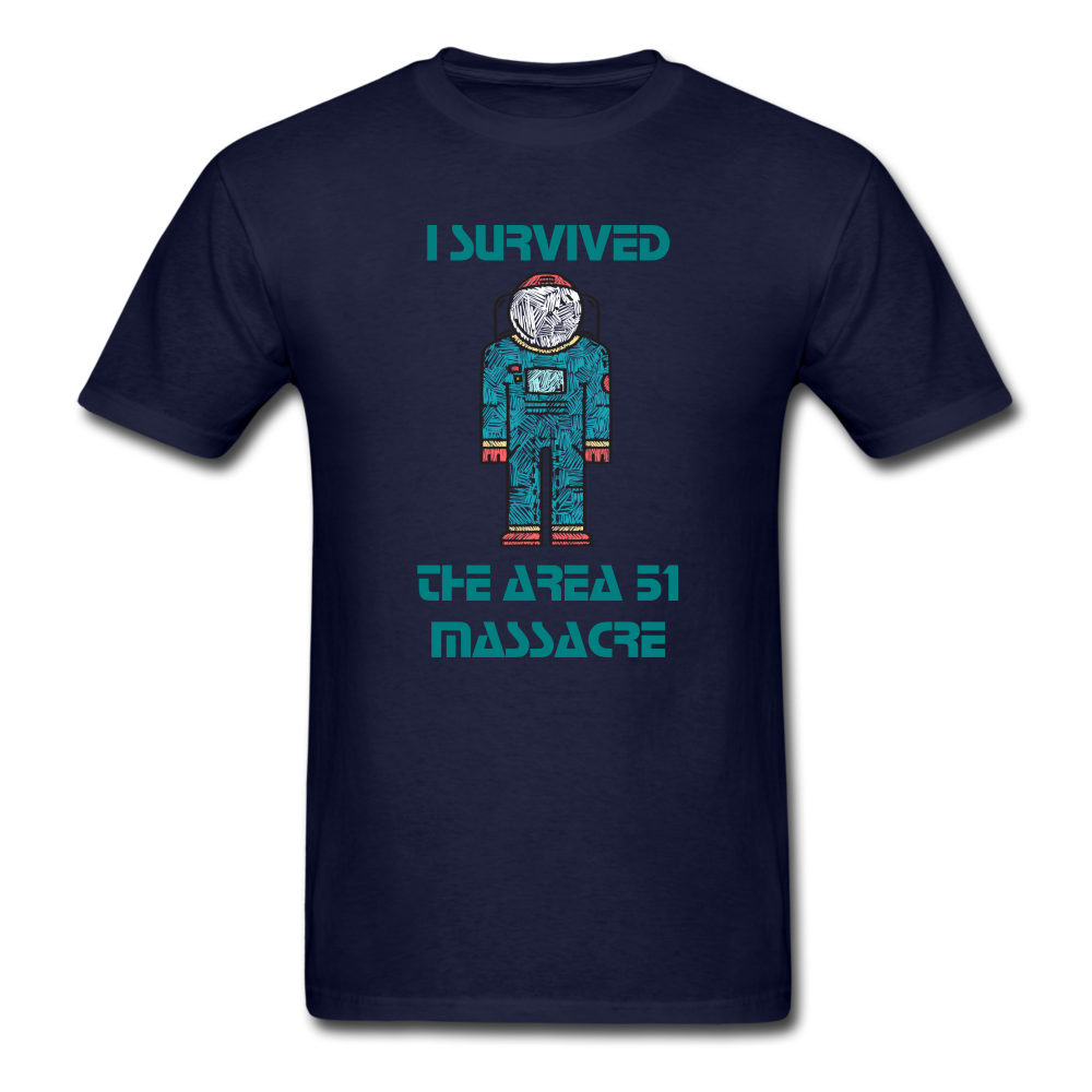 Area 51 Survivor (Men's T-Shirt) - navy