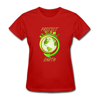 Protect the Earth (Women's T-Shirt) - red
