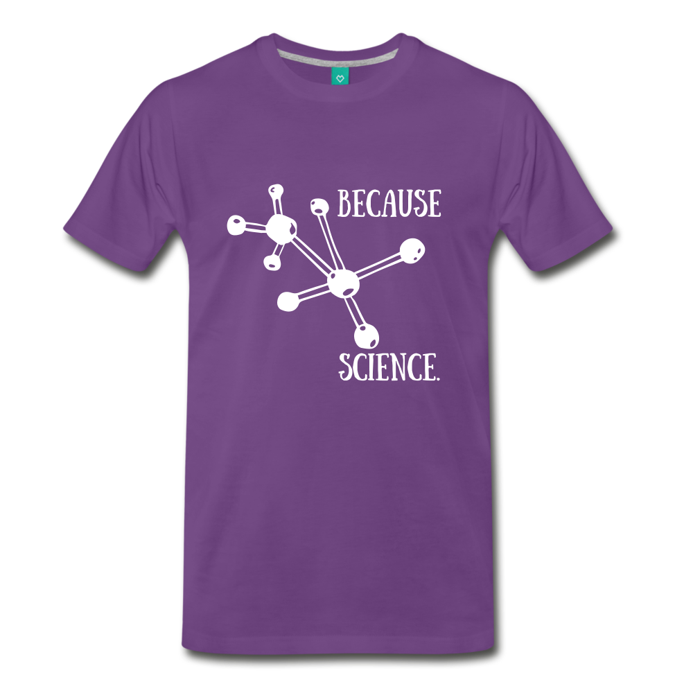 Because Science (Men's Premium T-Shirt) - purple