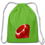 Ruby Logo (Cotton Drawstring Bag) - clover