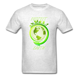 Protect the Earth (Men's T-Shirt) - light heather grey