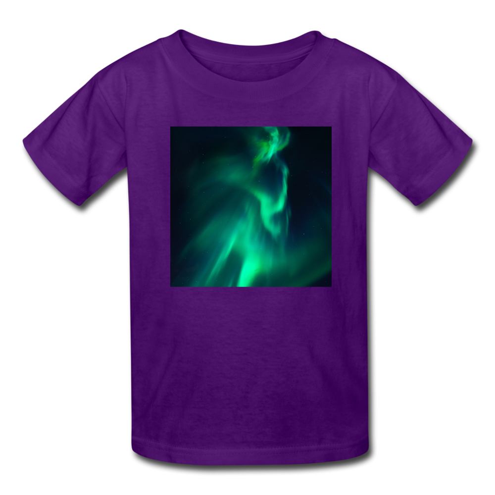 Northern Lights (Kids' T-Shirt) - purple
