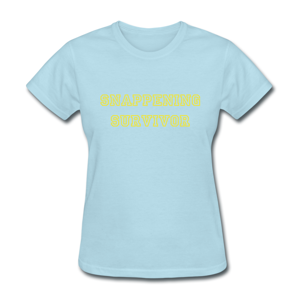 Snappening Survivor (Women's T-Shirt) - powder blue