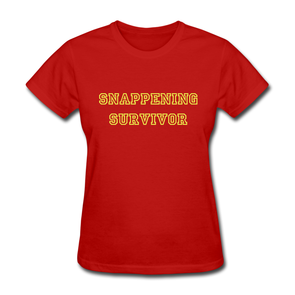 Snappening Survivor (Women's T-Shirt) - red