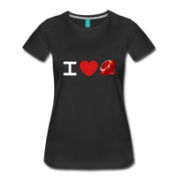I Heart Ruby (Women’s Premium T-Shirt) - black