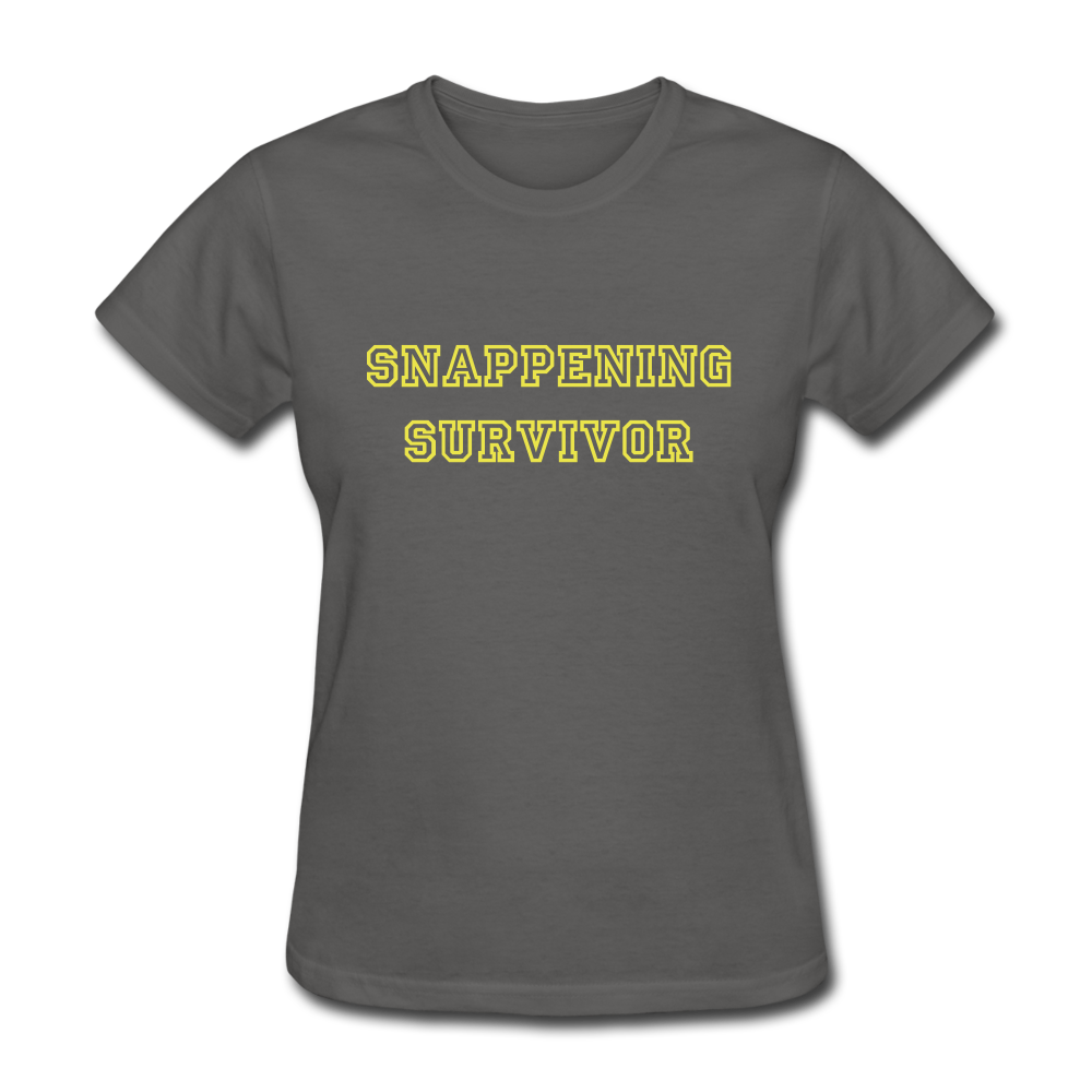 Snappening Survivor (Women's T-Shirt) - charcoal