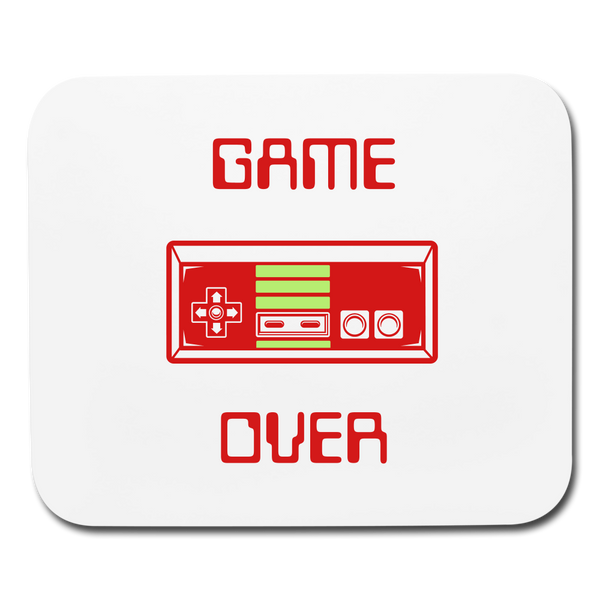 Game Over (Mouse pad Horizontal) - white