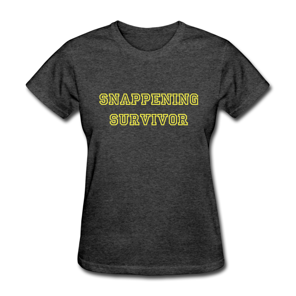 Snappening Survivor (Women's T-Shirt) - heather black