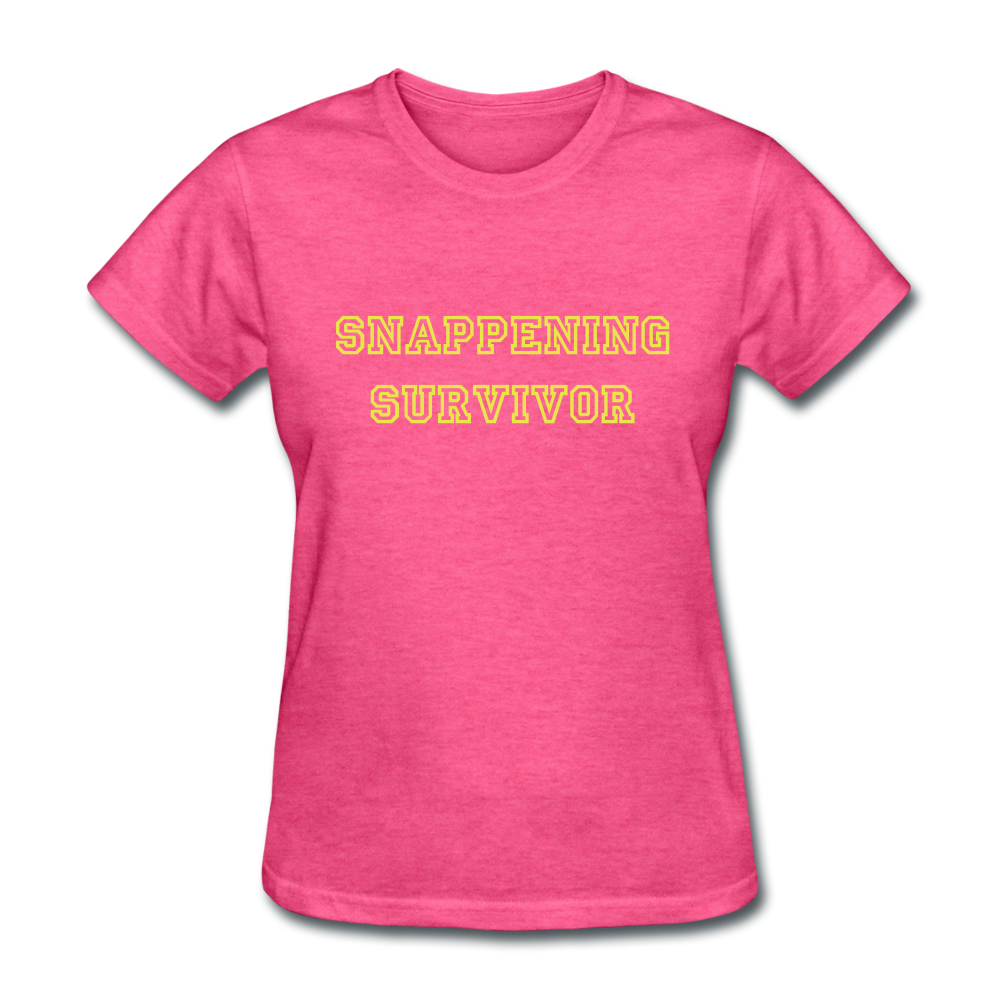 Snappening Survivor (Women's T-Shirt) - heather pink