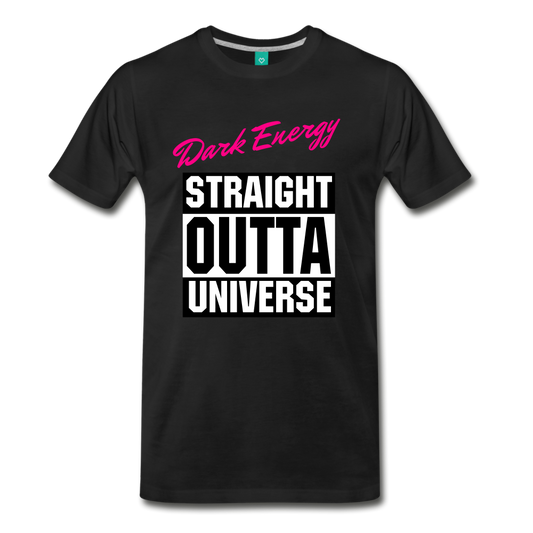Straight Outta Universe (Men's Premium T-Shirt) - black