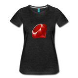 Ruby Logo (Women’s Premium T-Shirt) - charcoal gray