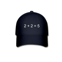 2 + 2 = 5 (Baseball Cap) - navy
