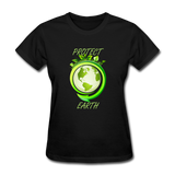 Protect the Earth (Women's T-Shirt) - black