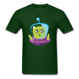 Cute Alien (Men's T-Shirt) - forest green