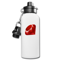 Ruby Logo (Water Bottle) - white