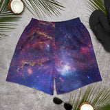 Milky Way Center - 3 Views (Men's Athletic Long Shorts)