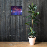 Milky Way Center - 3 Views (Poster - Photo Paper Framed)