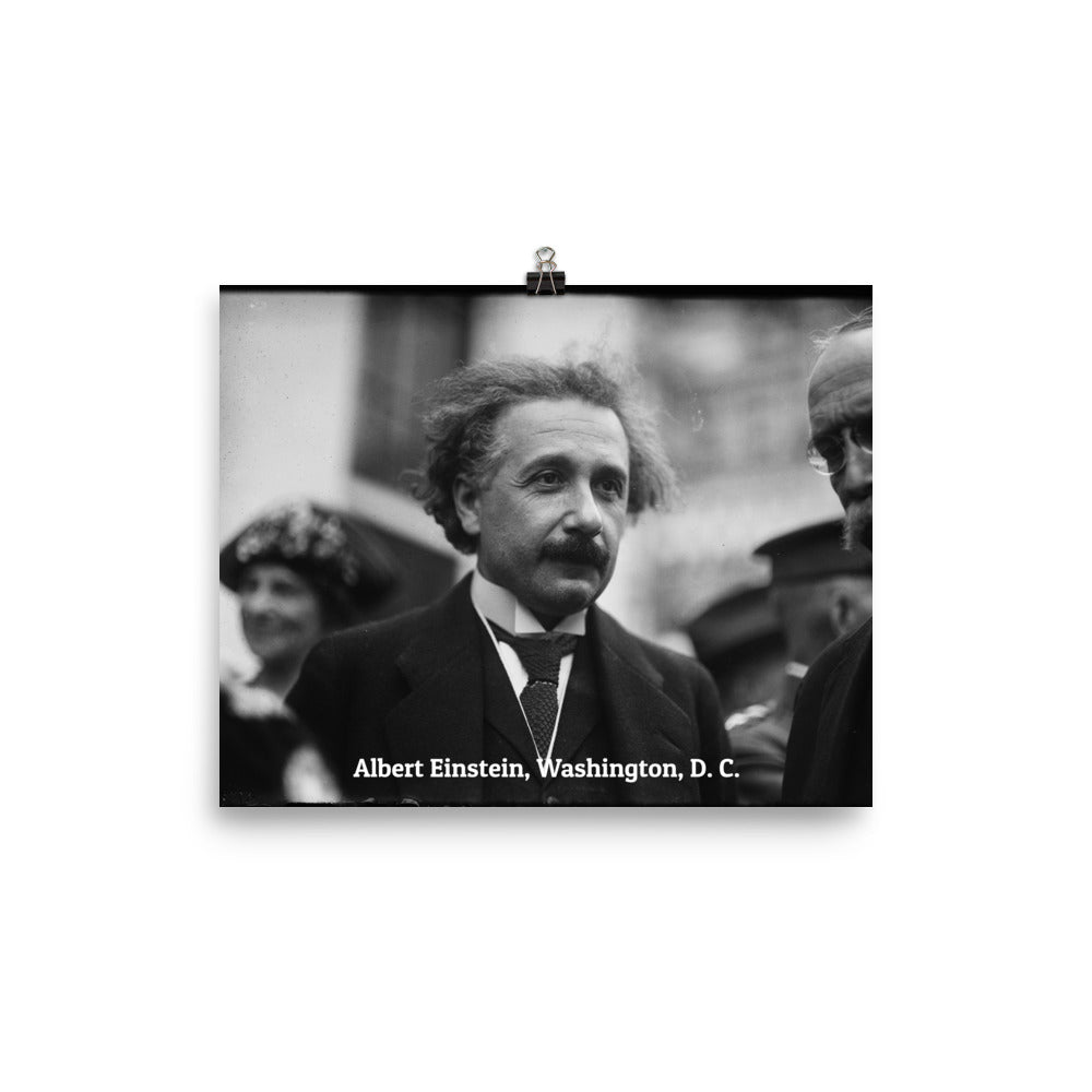 Einstein in Washington (Poster - Paper Matte)