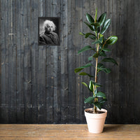 Einstein Portrait (Poster - Matte Framed)