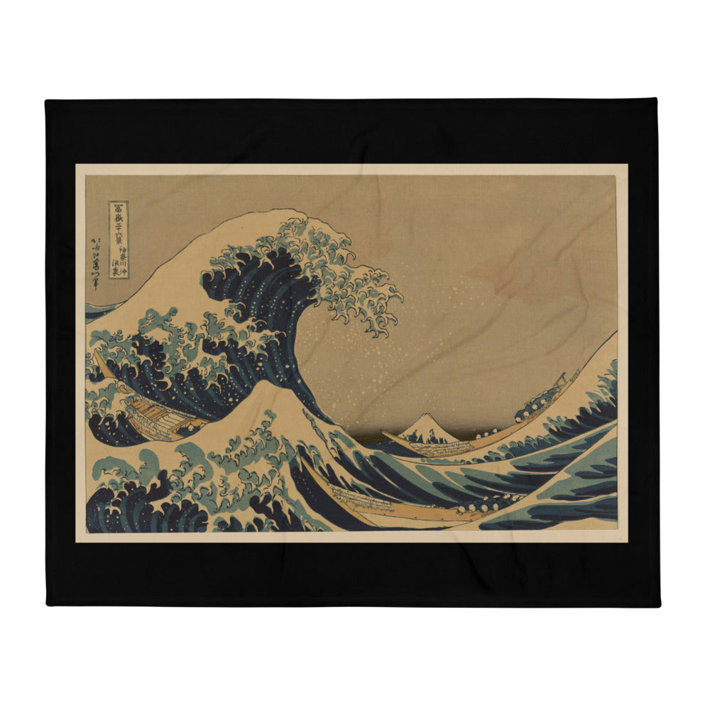 Great Wave Kanagawa (Throw Blanket)