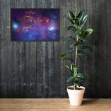 Milky Way Center - 3 Views (Poster - Photo Paper Framed)