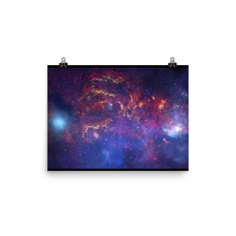 Milky Way Center - 3 Views (Poster - Photo Paper)