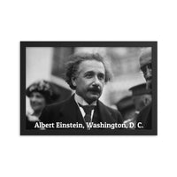 Einstein in Washington (Poster - Photo Paper Framed)