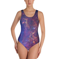 Milky Way Center - 3 Views (Women's One-Piece Swimsuit)