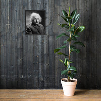 Einstein Portrait (Poster - Matte Framed)