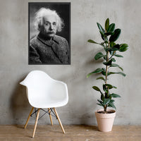 Einstein Portrait (Poster - Photo Paper Framed)
