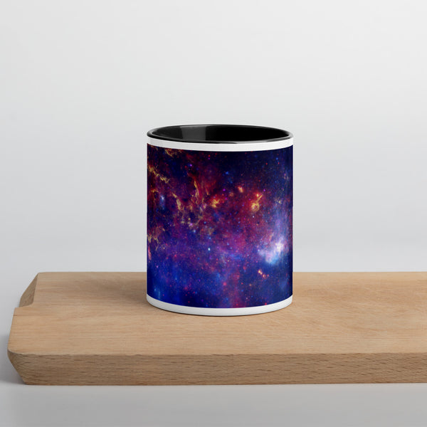 Milky Way Center - 3 Views (Mug with Color Inside)