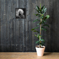 Einstein Portrait (Poster - Matte Framed)