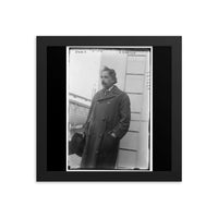 Einstein Aboard a Ship (Poster - Photo Paper Framed)