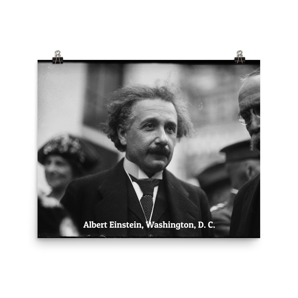 Einstein in Washington (Poster - Paper Matte)
