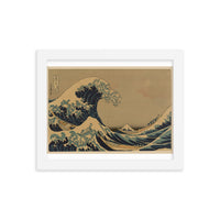 Great Wave Kanagawa (Poster - Matte Framed)