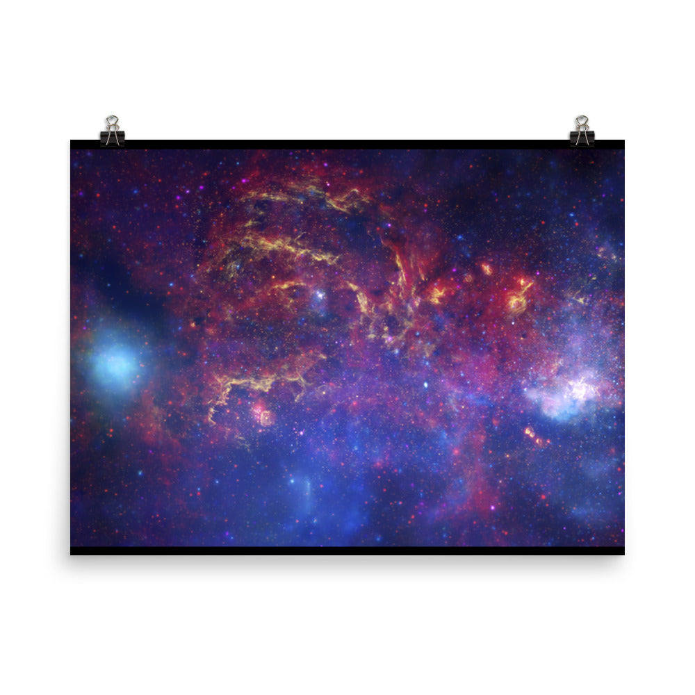 Milky Way Center - 3 Views (Poster - Photo Paper)