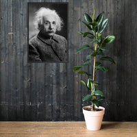 Einstein Portrait (Poster - Matte Framed)