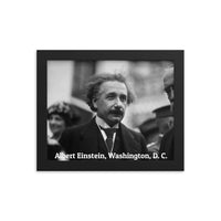 Einstein in Washington (Poster - Photo Paper Framed)