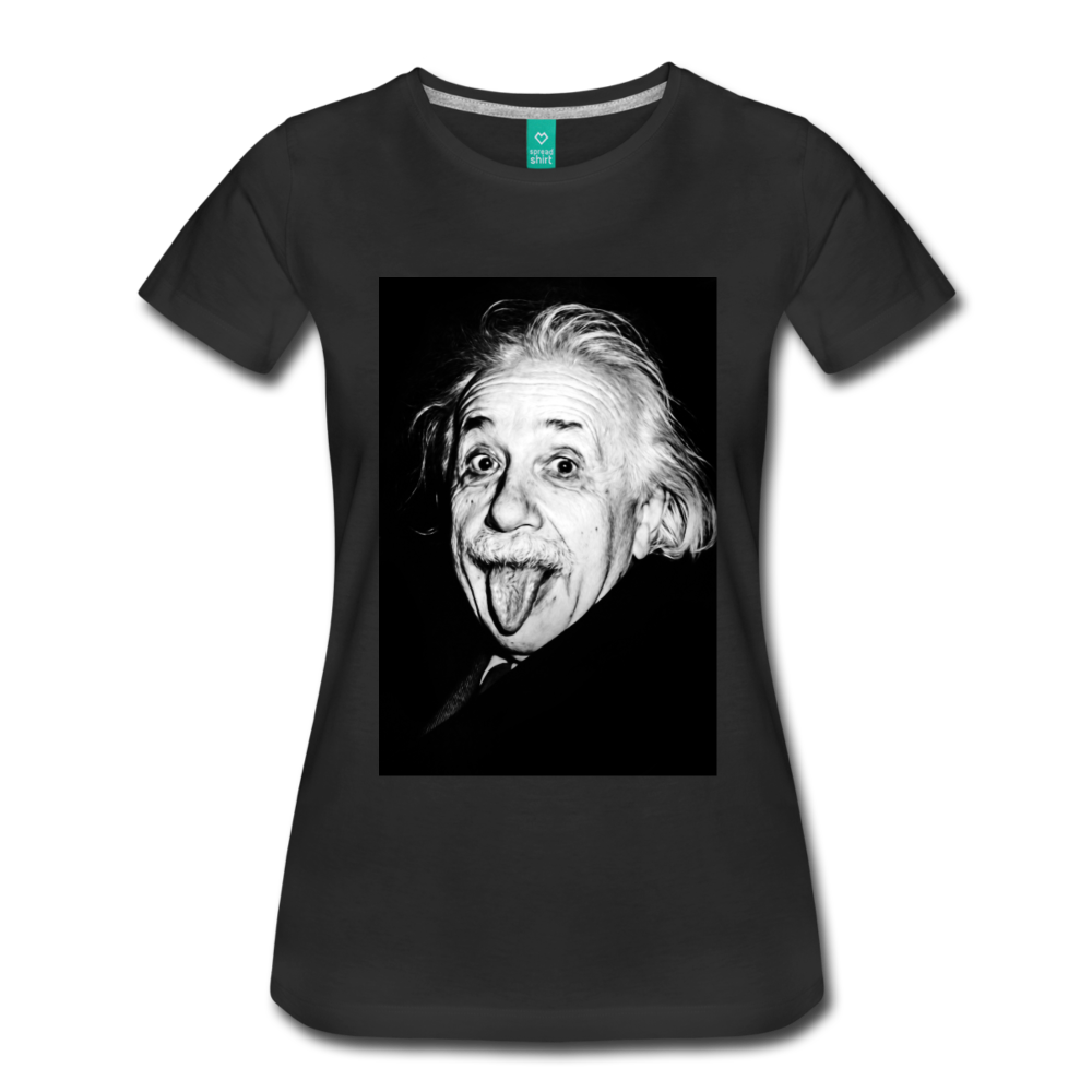 Silly Einstein (Women’s Premium T-Shirt) - black