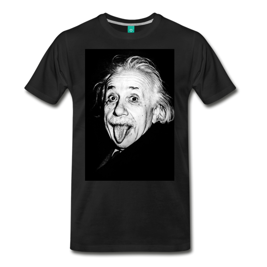 Silly Einstein (Men's Premium T-Shirt) - black