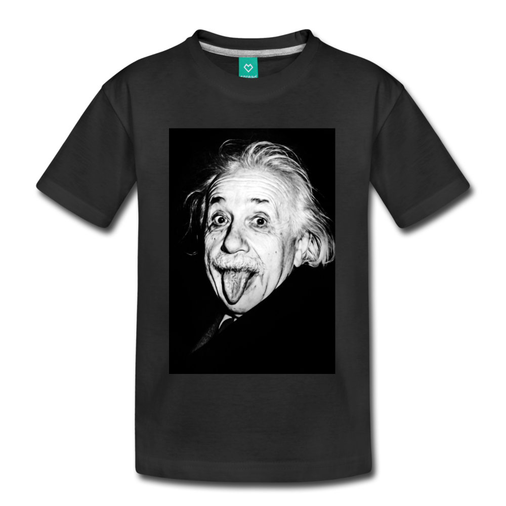 Silly Einstein (Kids' Premium T-Shirt) - black
