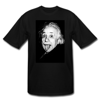 Silly Einstein (Men's Tall T-Shirt) - black