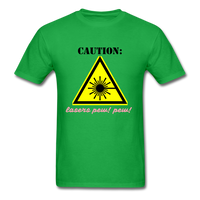 Caution Lasers (Men's T-Shirt) - bright green
