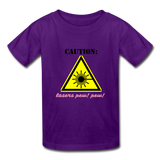 Caution Lasers (Kids' T-Shirt) - purple