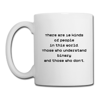 Binary People (Coffee/Tea Mug) - white