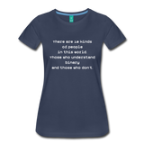 Binary People (Women’s Premium T-Shirt) - navy