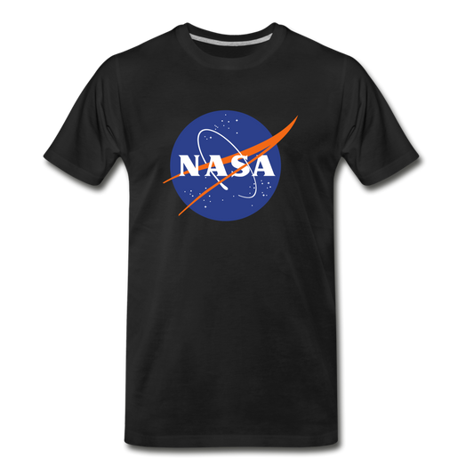 NASA Logo (Men's Premium T-Shirt) - black