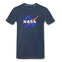 NASA Logo (Men's Premium T-Shirt) - navy