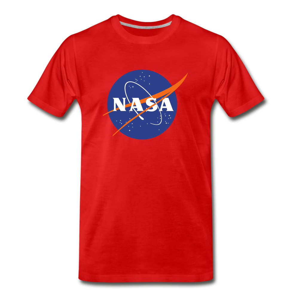 NASA Logo (Men's Premium T-Shirt) - red
